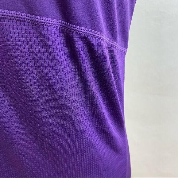 Fabletics Purple Racerback Tank Top One Side‎ Cincher Size Large - Picture 8 of 8